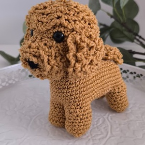 Horgolt, amigurumi uszkár-kutyus, Játék & Sport, Plüssállat & Játékfigura, Kutya, Horgolás, Varrás, MESKA
