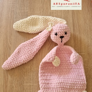 Nyuszis szundikendő - játék & sport - 3 éves kor alattiaknak - alvóka & rongyi - Meska.hu