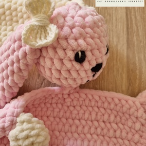 Nyuszis szundikendő - játék & sport - 3 éves kor alattiaknak - alvóka & rongyi - Meska.hu