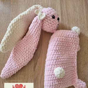 Nyuszis szundikendő - játék & sport - 3 éves kor alattiaknak - alvóka & rongyi - Meska.hu