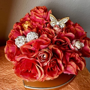 Rózsabox  - otthon & életmód - dekoráció - virágdísz és tartó - csokor & virágdísz - Meska.hu