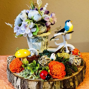 Tavaszi asztaldisz , Otthon & Életmód, Dekoráció, Asztal és polc dekoráció, Asztaldísz, , MESKA