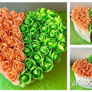 Rózsa box, Otthon & Életmód, Dekoráció, Asztal és polc dekoráció, Asztaldísz, , MESKA