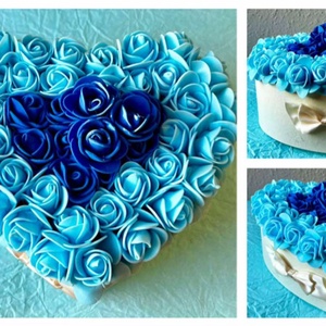 Rózsa box, Otthon & Életmód, Dekoráció, Asztal és polc dekoráció, Asztaldísz, , MESKA