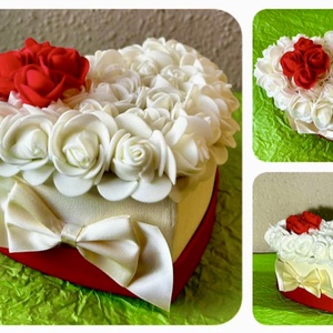 Rózsa box, Otthon & Életmód, Dekoráció, Asztal és polc dekoráció, Asztaldísz, , MESKA