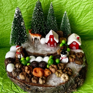 Karácsonyi asztaldisz, Karácsony, Karácsonyi lakásdekoráció, Karácsonyfadíszek, , MESKA