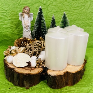 Adventi asztaldisz - karácsony - adventi díszek - adventi asztaldísz - Meska.hu