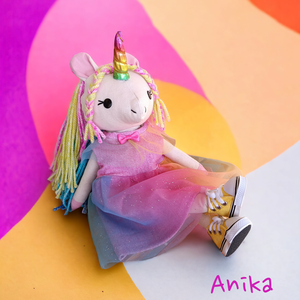 Parajdi sóbabák Unikornis  - játék & sport - baba & babaház - öltöztethető baba - Meska.hu