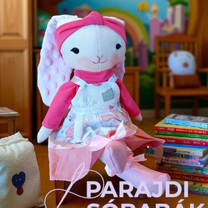 Parajdi sópárnás Nyuszi baba  - játék & sport - baba & babaház - öltöztethető baba - Meska.hu
