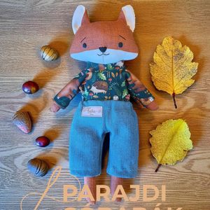 Parajdi Sóbabák - Róka  - játék & sport - baba & babaház - öltöztethető baba - Meska.hu