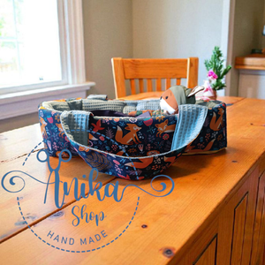 Mózeskosár játék babáknak  - játék & sport - 3 éves kor alattiaknak - kenguru & hordozó - Meska.hu