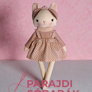 Parajdi Sóbabák - Cica  - játék & sport - baba & babaház - öltöztethető baba - Meska.hu