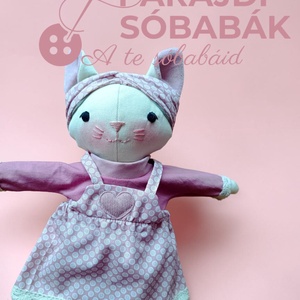 Parajdi Sóbabák - Cica  - játék & sport - baba & babaház - öltöztethető baba - Meska.hu
