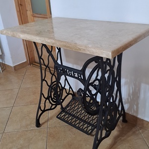 Mrvny vagy üvegasztal singer varrógp lbakon, Otthon & Életmód, Bútor, Asztal, , MESKA