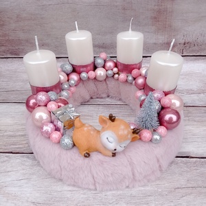 Bambis adventi koszorú - Meska.hu
