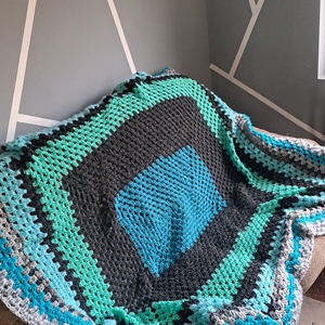 Horgolt takaró - otthon & életmód - lakástextil - ágytakaró - Meska.hu