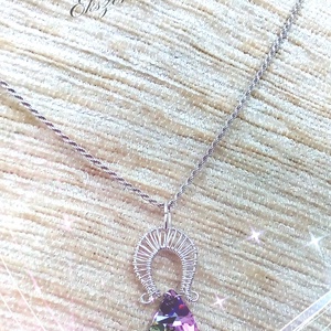 Swarovski háromszög harangformában, Ékszer, Nyaklánc, Medál, Ékszerkészítés, MESKA