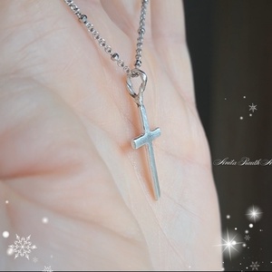 Ezüst  kereszt medál - ékszer - nyaklánc - medál - Meska.hu