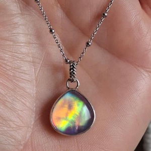 Aurora opál medál , Ékszer, Nyaklánc, Medál, Ékszerkészítés, Ötvös, MESKA