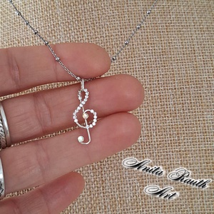 Vioninkulcs medál  - ékszer - nyaklánc - medál - Meska.hu