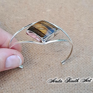 Tigrisszem karperec - ékszer - karkötő - karperec - Meska.hu