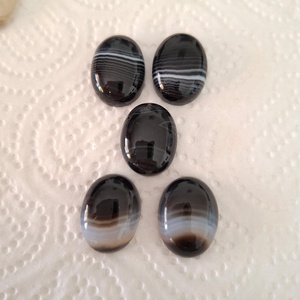 Botswana achát cabochon - kellékek & szerszámok - gyöngyfűzés kellékek - cabochon - Meska.hu