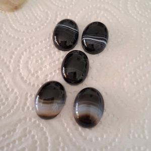 Botswana achát cabochon - kellékek & szerszámok - gyöngyfűzés kellékek - cabochon - Meska.hu