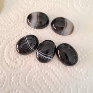 Botswana achát cabochon - kellékek & szerszámok - gyöngyfűzés kellékek - cabochon - Meska.hu