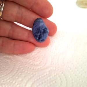 Szodalit kő, Kellékek & szerszámok, Gyöngyfűzés kellékek, Cabochon, Ékszerkészítés, MESKA