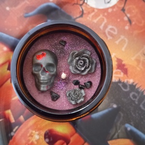 Halloween-i illatgyertya, Otthon & Életmód, Gyertya, illat, aroma, Gyertya, Gyertya-, mécseskészítés, MESKA