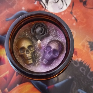 Halloween-i illatgyertya, Otthon & Életmód, Gyertya, illat, aroma, Gyertya, Gyertya-, mécseskészítés, MESKA