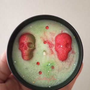 Halloween-i illatgyertya , Otthon & Életmód, Gyertya, illat, aroma, Gyertya, Gyertya-, mécseskészítés, MESKA