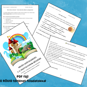 Mesés szövegértés gyerekeknek I. rész (1-2. osztály), Játék & Sport, Készségfejlesztő és Logikai játék, Oktató játékok, Fotó, grafika, rajz, illusztráció, MESKA