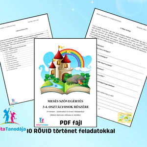 Mesés szövegértés gyerekeknek II. rész (3-4. osztály), Játék & Sport, Készségfejlesztő és Logikai játék, Oktató játékok, Fotó, grafika, rajz, illusztráció, MESKA