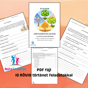 Szövegértő feladatok - Évszakok (3-4.osztályosok részére), Játék & Sport, Készségfejlesztő és Logikai játék, Oktató játékok, Fotó, grafika, rajz, illusztráció, MESKA