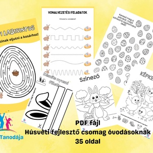 Húsvéti fejlesztő csomag óvodásoknak - Meska.hu