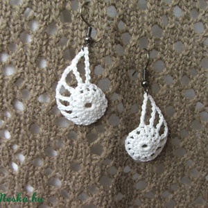 Nautilus kagyló - Horgolt fülbevaló -  - Meska.hu