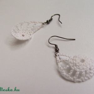 Nautilus kagyló - Horgolt fülbevaló -  - Meska.hu