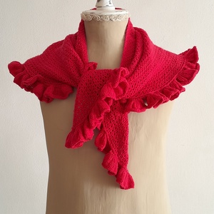 Szenvedély - Horgolt/kötött kendő - ruha & divat - sál, sapka, kendő - kendő - Meska.hu