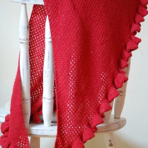 Szenvedély - Horgolt/kötött kendő - ruha & divat - sál, sapka, kendő - kendő - Meska.hu