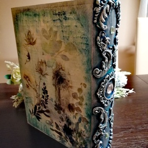 Tündés könyv alakú doboz - otthon & életmód - dekoráció - asztal és polc dekoráció - díszdoboz - Meska.hu