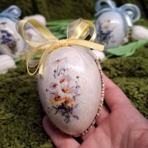 Húsvéti tojásdísz - otthon & életmód - dekoráció - asztal és polc dekoráció - asztaldísz - Meska.hu