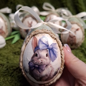 Húsvéti tojásdísz - otthon & életmód - dekoráció - asztal és polc dekoráció - asztaldísz - Meska.hu