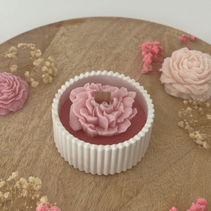 Gyertya Virágtál S - Meska.hu