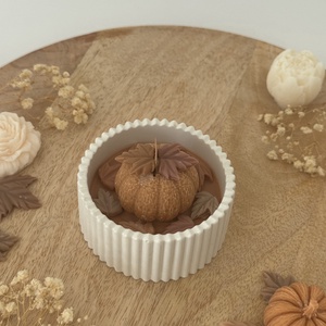 Gyertyatál Pumpkin S - Meska.hu