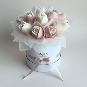 Gyertya Virág Box, Otthon & Életmód, Gyertya, illat, aroma, Gyertya, Gyertya-, mécseskészítés, MESKA