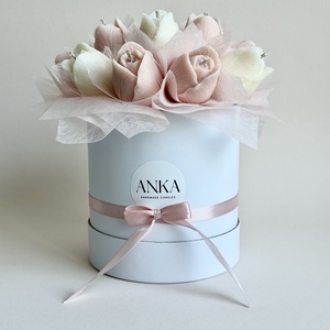 Gyertya Virág Box - otthon & életmód - gyertya, illat, aroma - gyertya - Meska.hu
