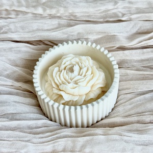 Gyertyatál - Kerti Rózsa - otthon & életmód - gyertya, illat, aroma - gyertya - Meska.hu