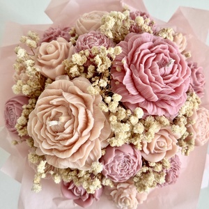 Gyertya Virág Box - otthon & életmód - dekoráció - dísztárgy - Meska.hu