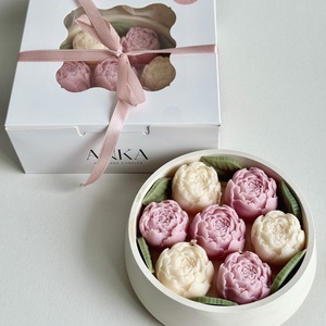 Gyertya Virágoskert - otthon & életmód - gyertya, illat, aroma - gyertya - Meska.hu